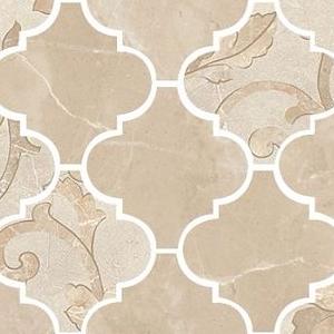 MOSAICO ARABESCATO CREMA MARRONE